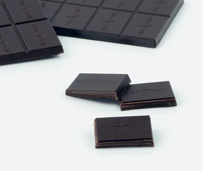 Chocolat - fairafric Herb Chocolat noir avec 80% de cacao - gebana