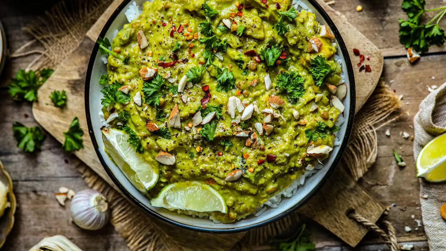 Curry crémeux de peaux de banane