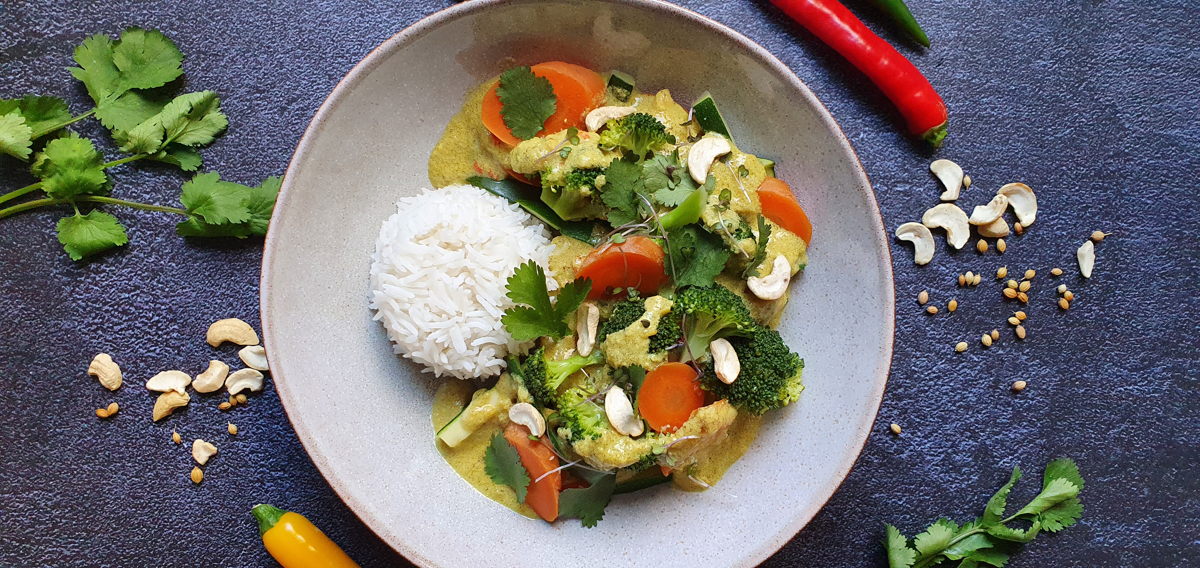Cremiges Cashew-Curry