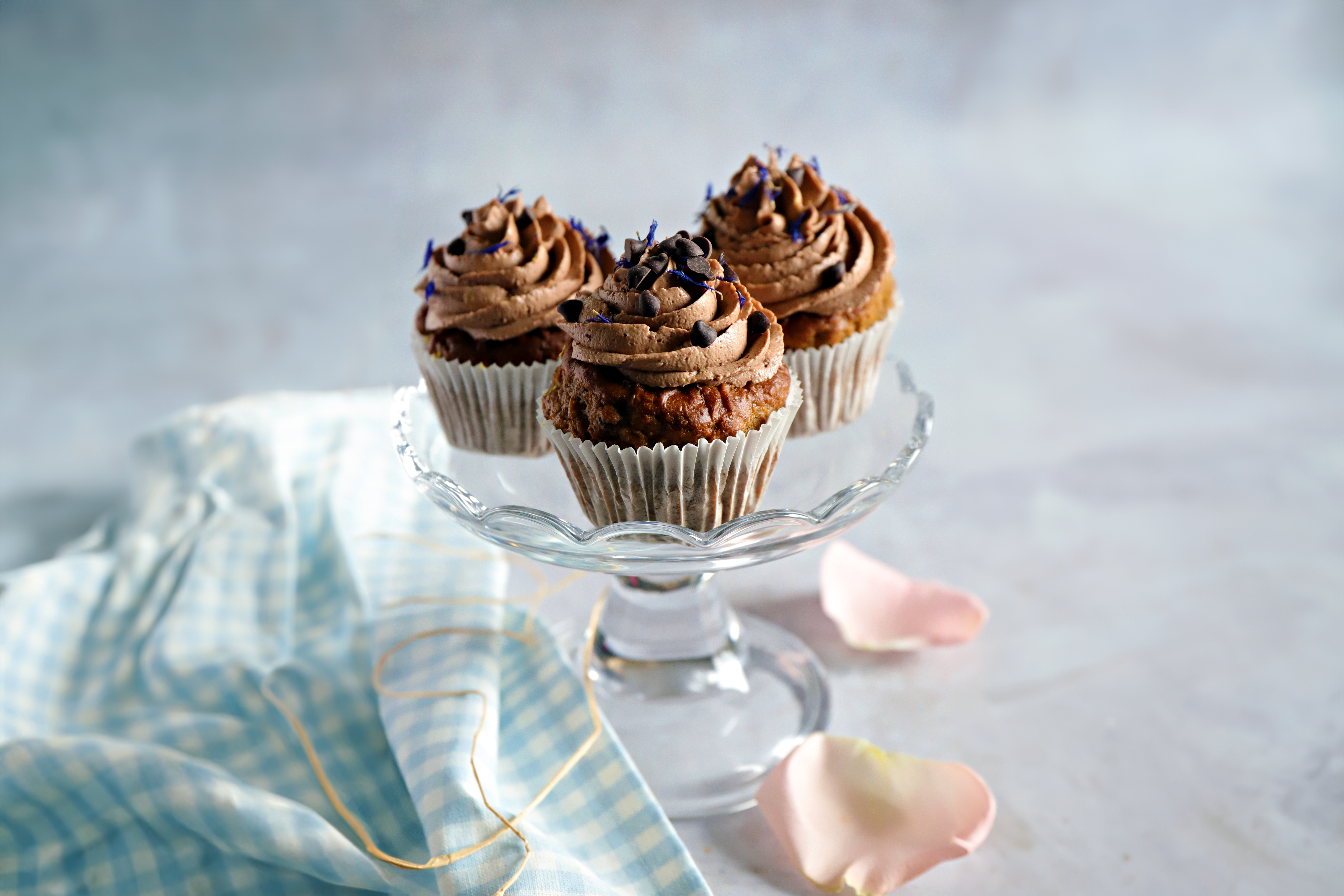 Karotten-Schoko-Cupcakes