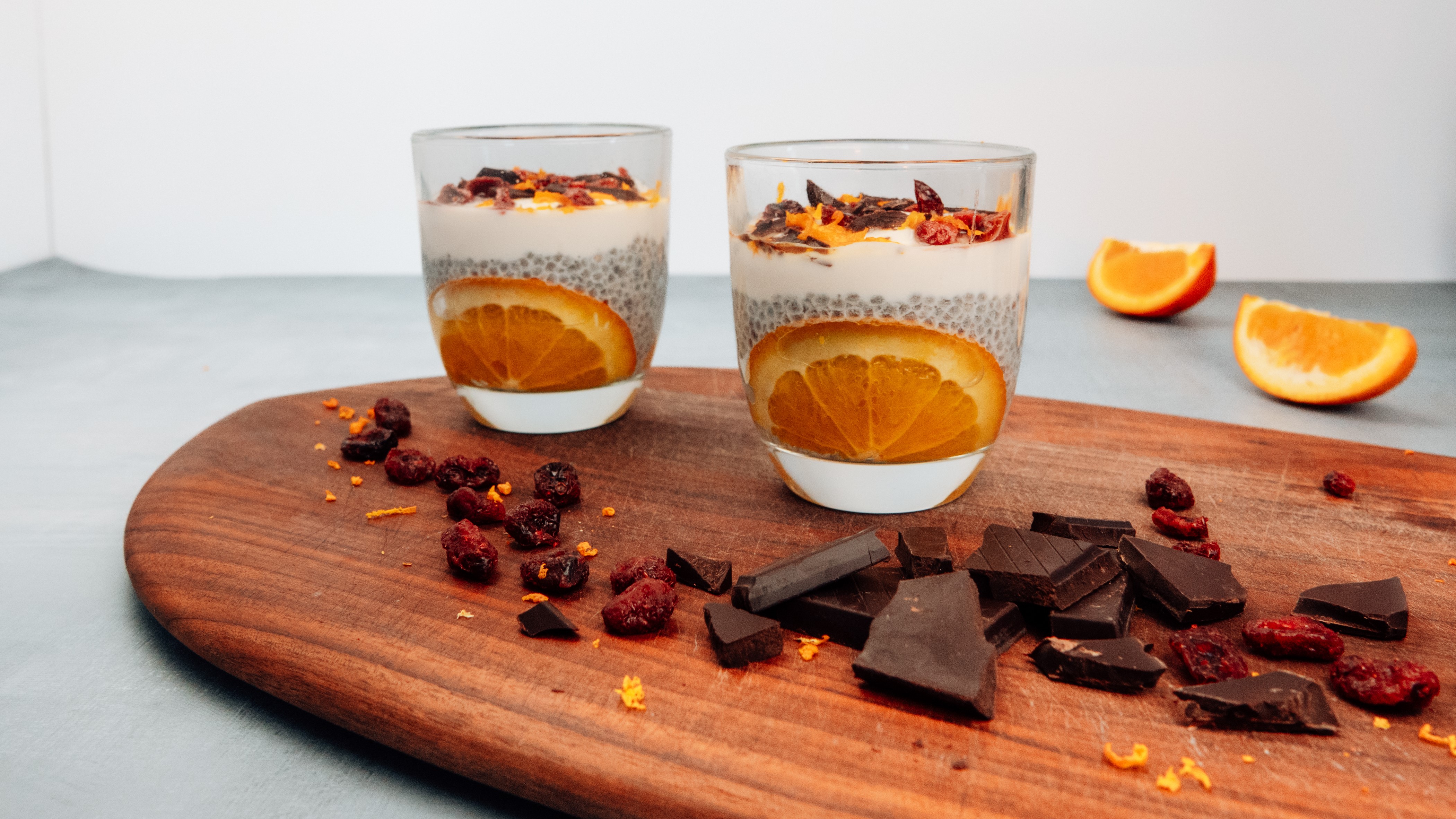 Pudding chia-orange