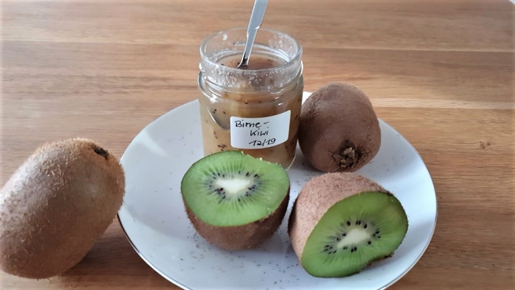Kiwi-Birnen-Konfitüre