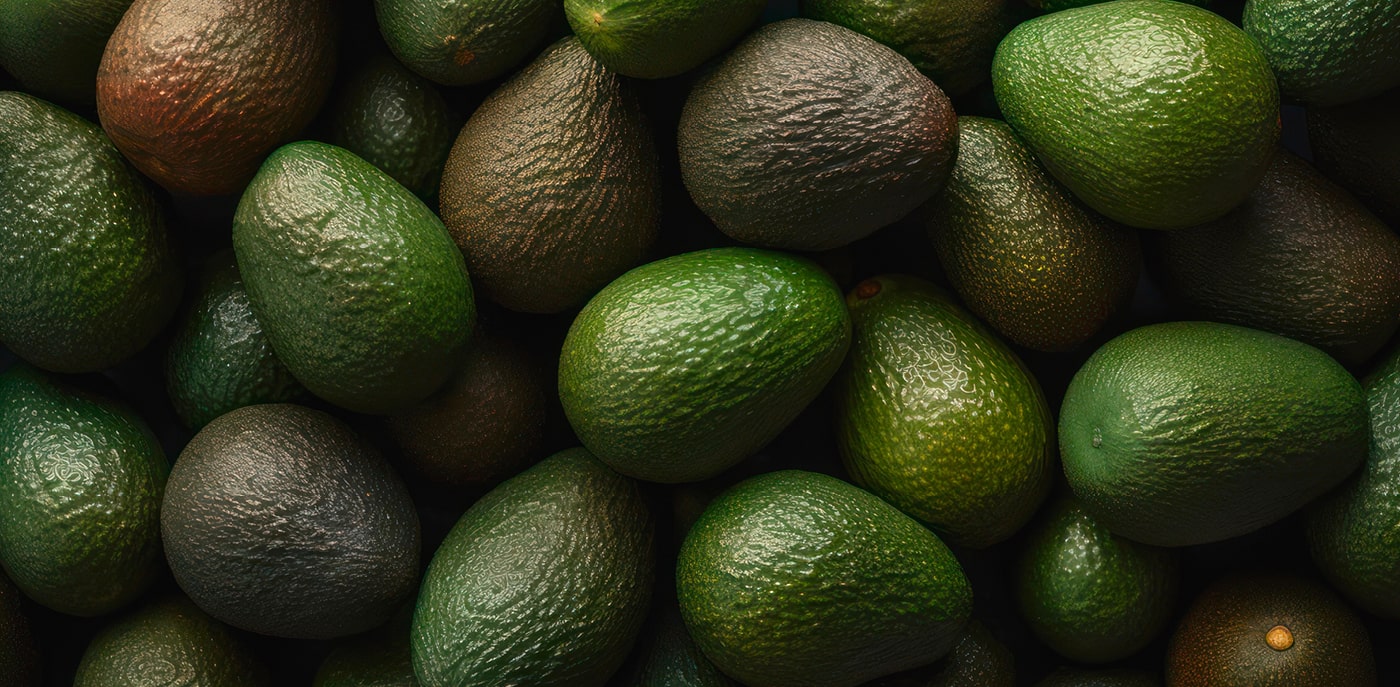 Avocados mit unterschiedlicher Reife