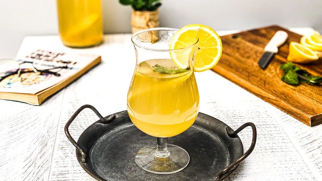 Ingwer-Zitronen Kombucha