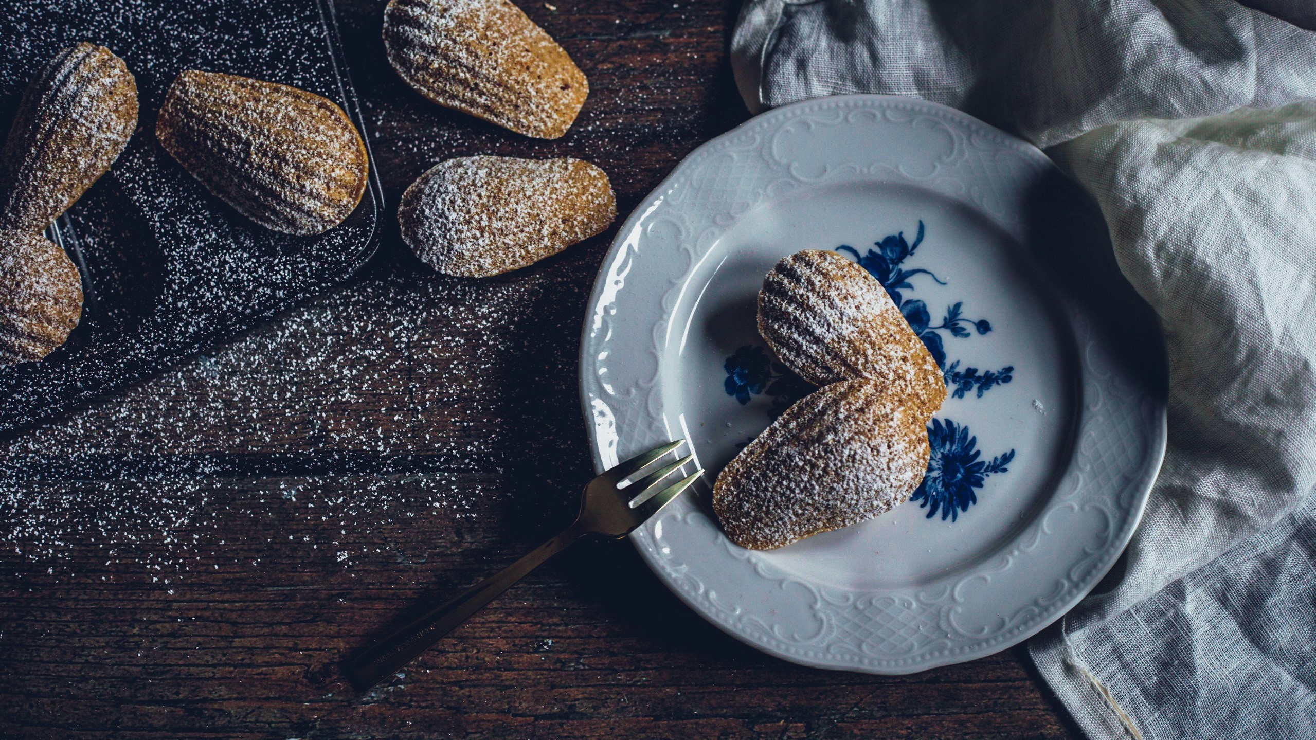 Kardamom-Orangen-Madeleines