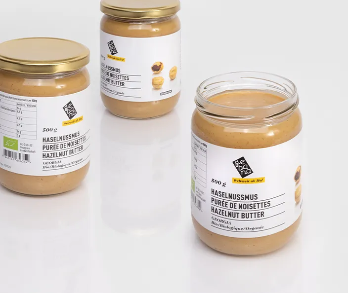 Pâtes à tartiner - Purée de noisettes - gebana