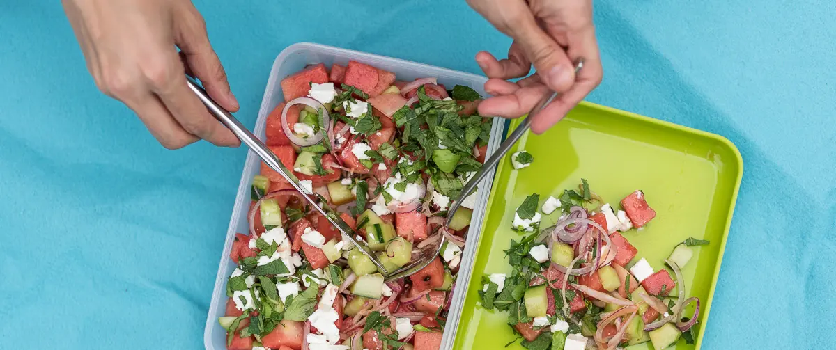 Wassermelonen-Salat