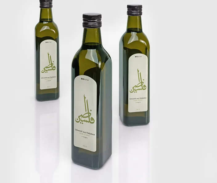 Huile et vinaigre - Huile d'olive vierge de Palestine - gebana