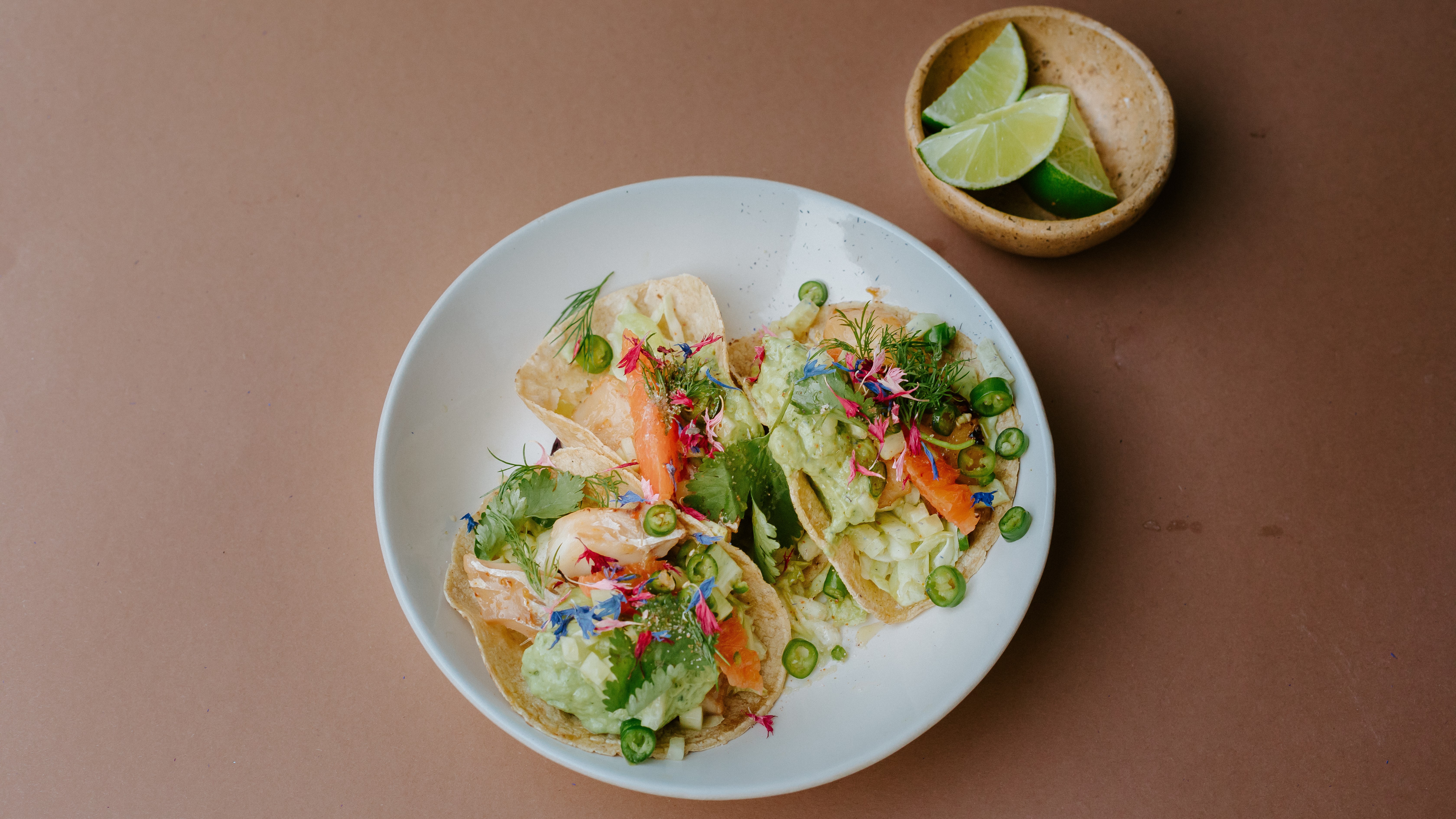 Fischtacos mit Avocadocreme