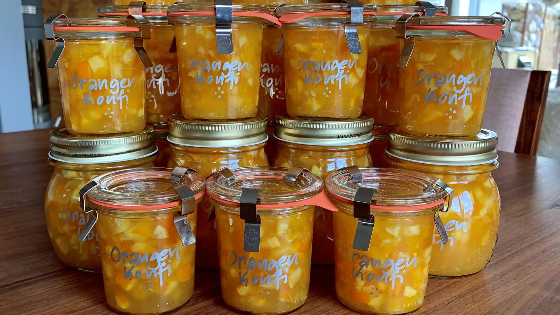 Orangenkonfitüre