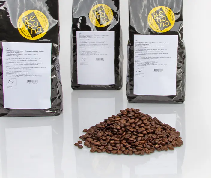 café - grains de café - gebana