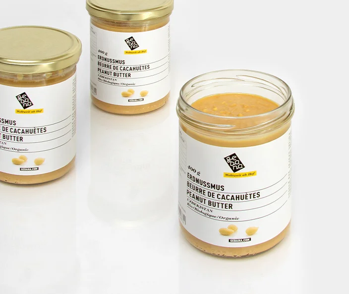 Pâte à tartiner & purée de noix - Puréee de cacahuètes - gebana