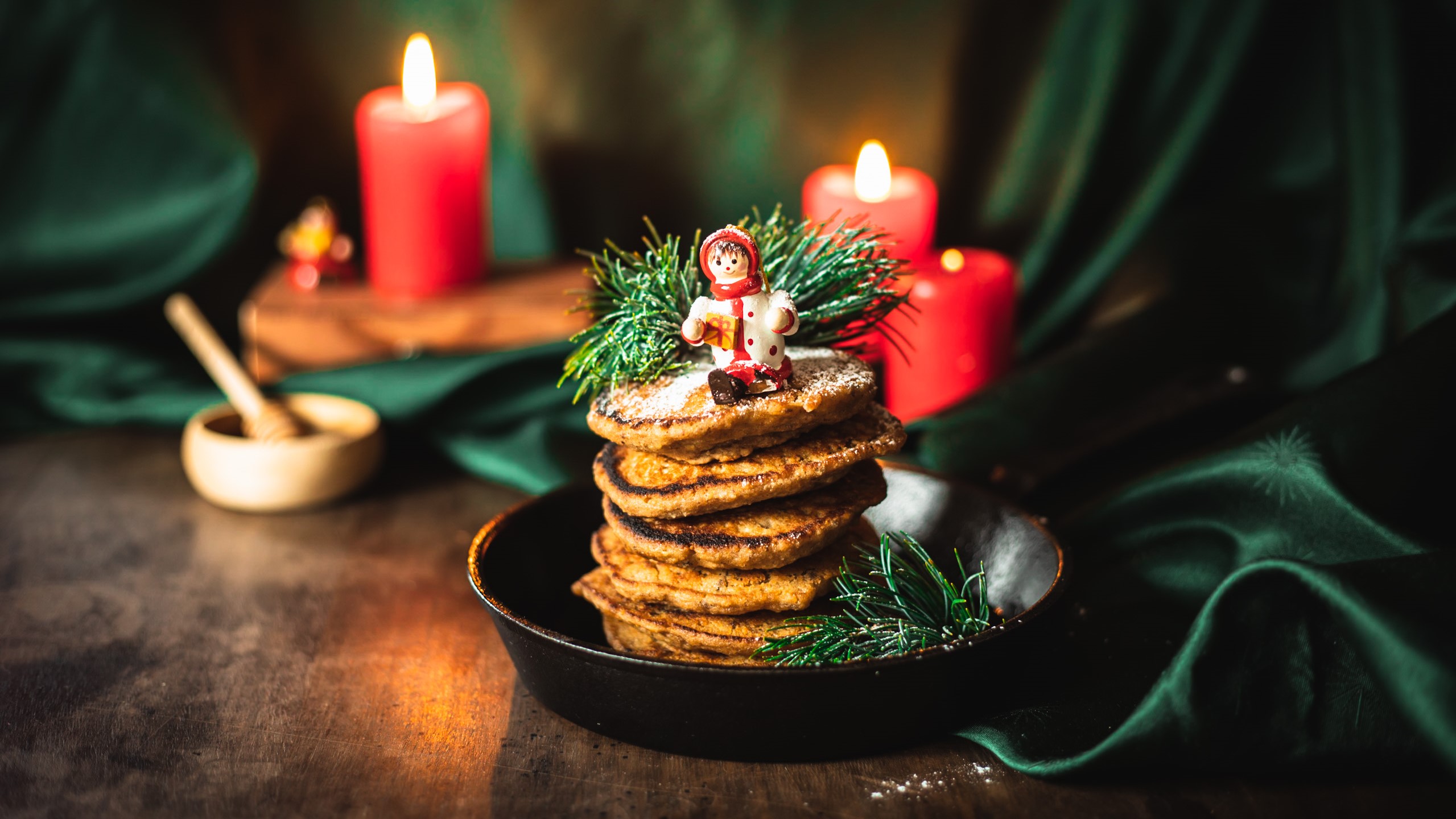 Lebkuchen-Okara-Pancakes