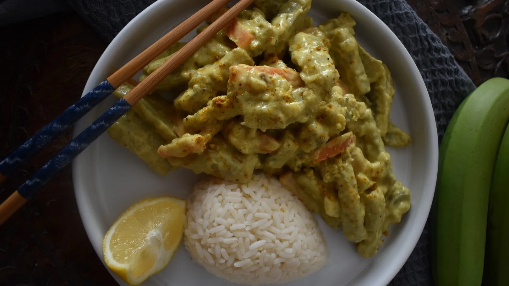 Curry de bananes