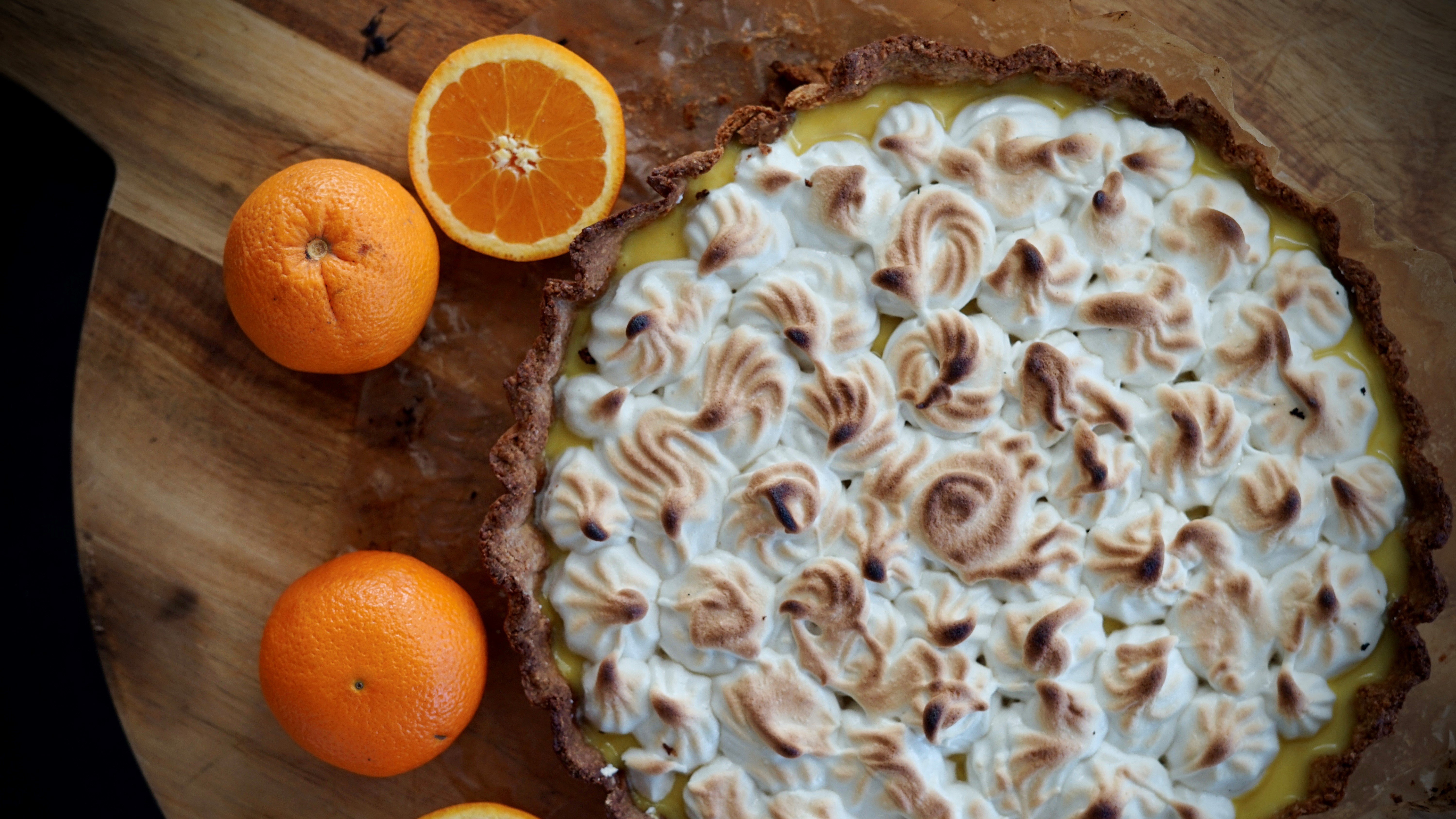 Gâteau meringué à l'orange