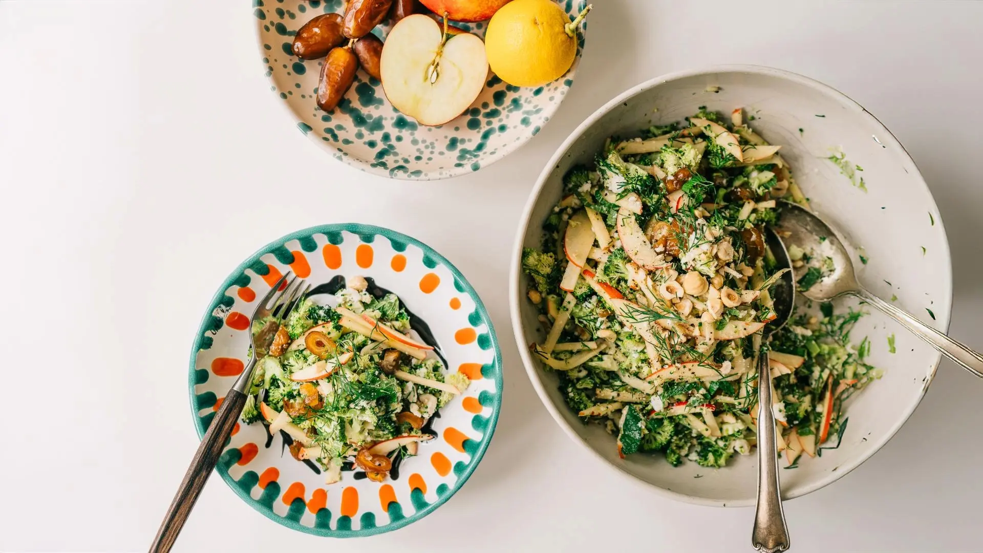 Salade brocoli-datte