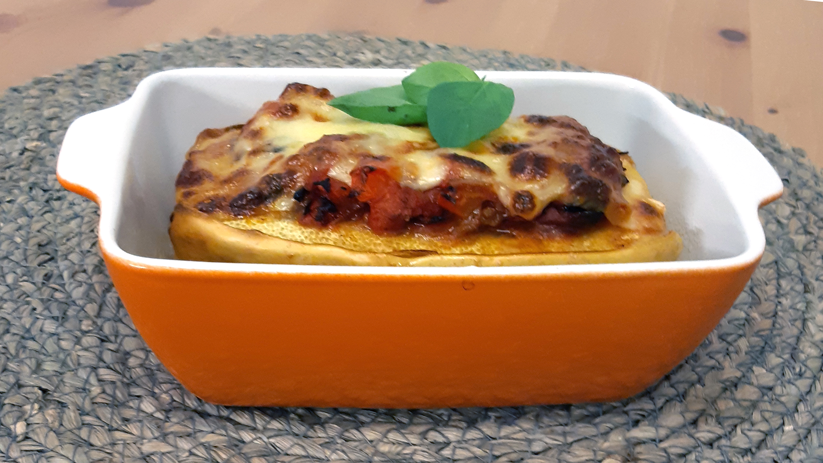 Gefüllter Spaghettikürbis