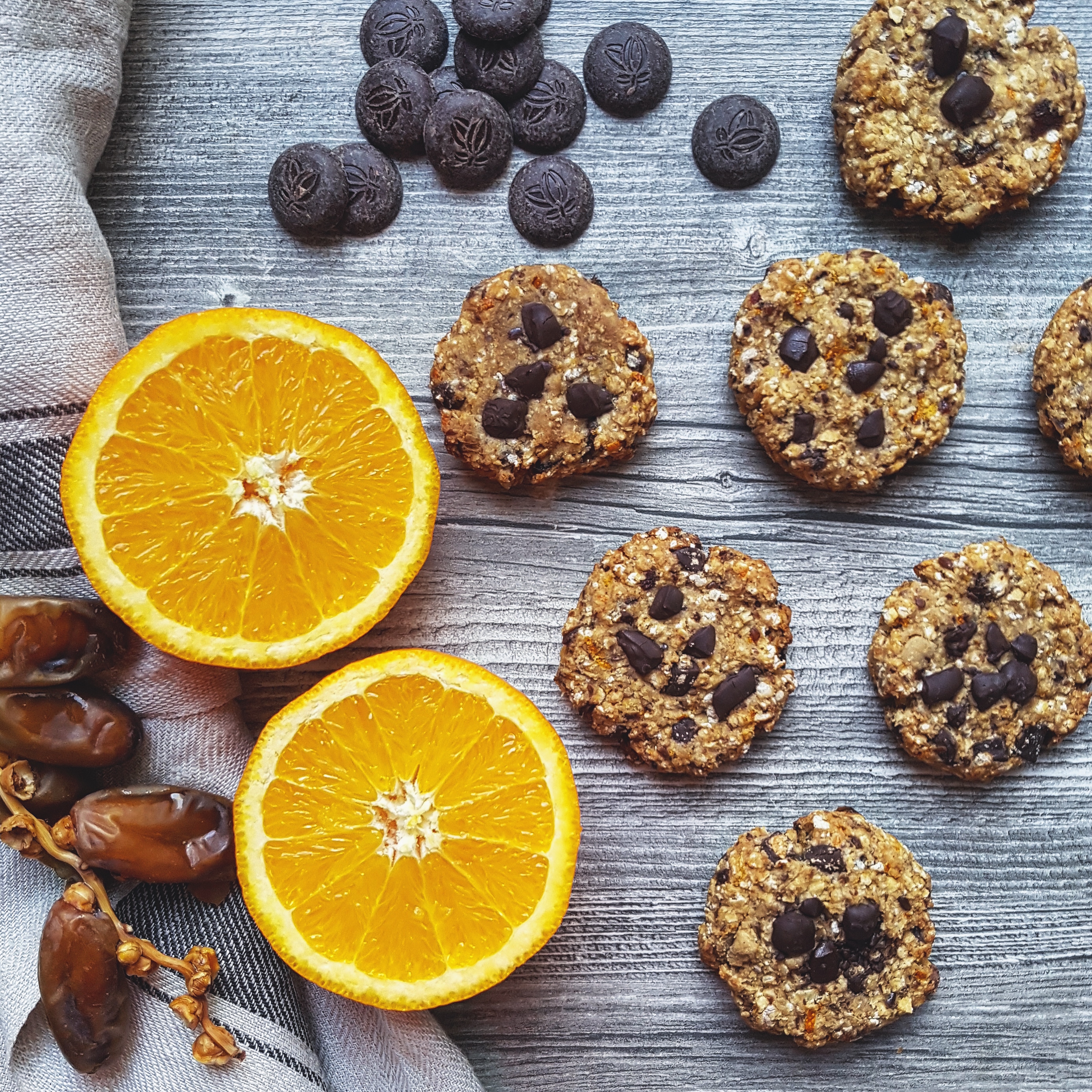 Orange Tahini Cookies